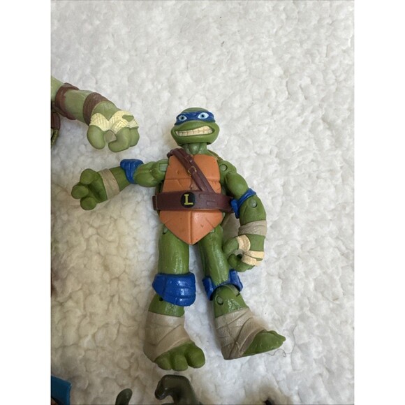 Teenage Mutant Ninja’s turtles Vintage Figures Lot Of 9 - Picture 5 of 10
